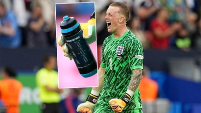 Pickford'un penaltı notları su şişesinde!