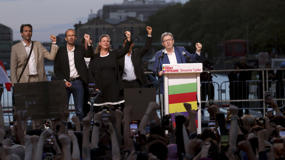 Fransa'da sol ittifakın lideri Filistin sözünü yineledi