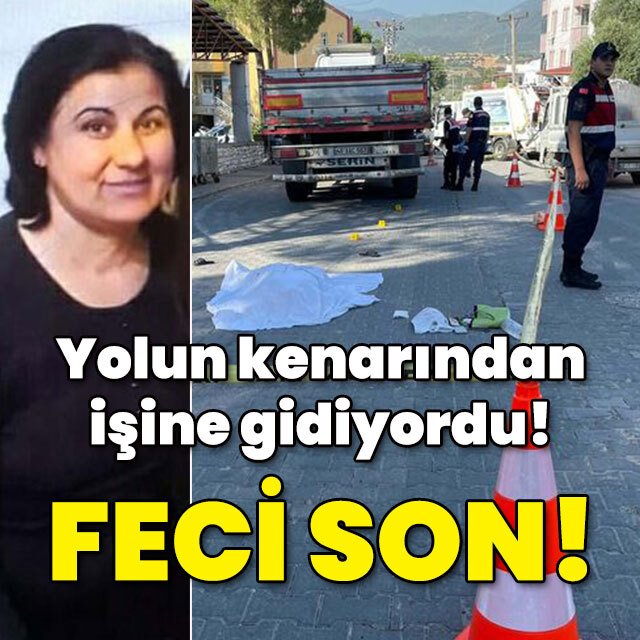 Yolun kenarından işine gidiyordu! Feci olay!
