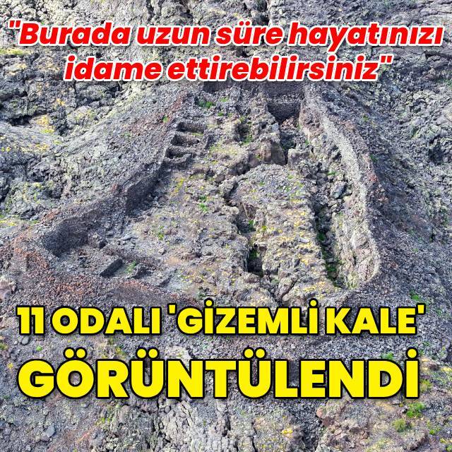 11 odalı 'gizemli kale' görüntülendi