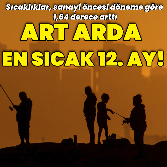 "Art arda en sıcak 12. ay"