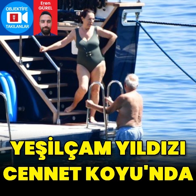 Yeşilçam yıldızı eşiyle Cennet Koyu'nda