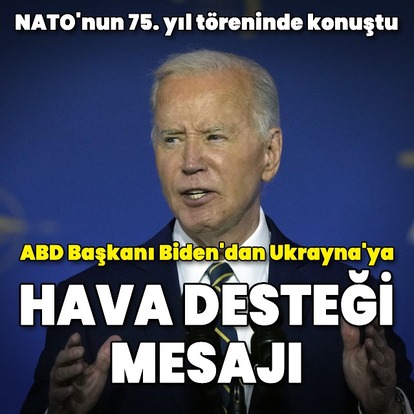 Biden'dan Ukrayna'ya hava desteği mesajı