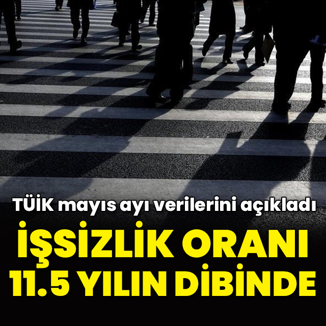 İşsizlik 11.5 yılın dibinde