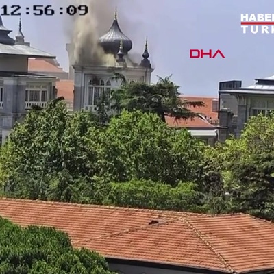 Üsküdar'daki Sağlık Bilimleri Üniversitesi'nde yangın