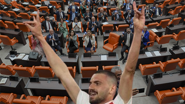 "Bozkurt" işareti TBMM gündeminde