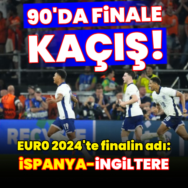 90'da finale kaçış!