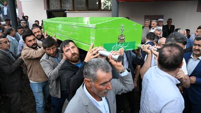 Erzurum'da dereye düşüp ölen genç defnedildi