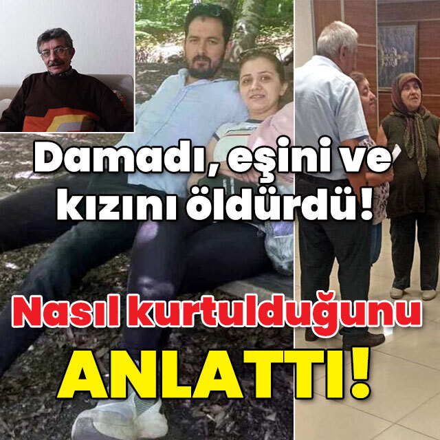 Kızı ve eşi gözünün önünde öldürüldü! Nasıl kurtulduğunu anlattı!