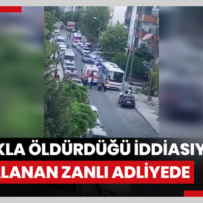 Beylikdüzünde tartıştığı ablasını bıçakla öldürdüğü iddiasıyla yakalanan zanlı adliyede