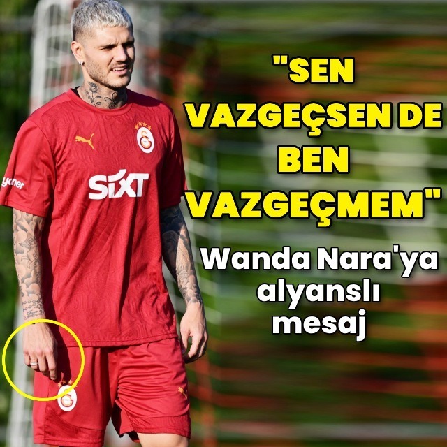 Icardi'den alyanslı mesaj