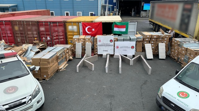 521 milyonluk kaçak eşya operasyonu