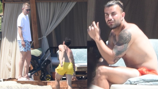 Maç yorgunluğunu Bodrum'da attılar