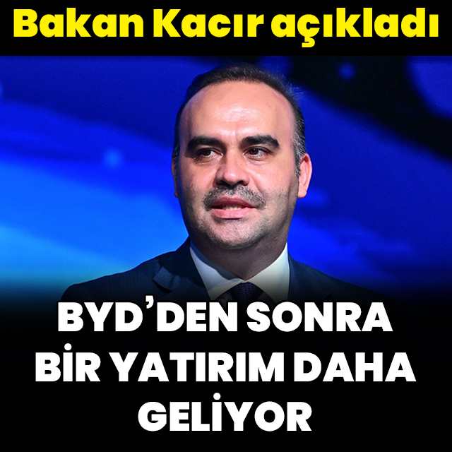 Bakan Kacır'dan otomotivde yeni yatırım açıklaması