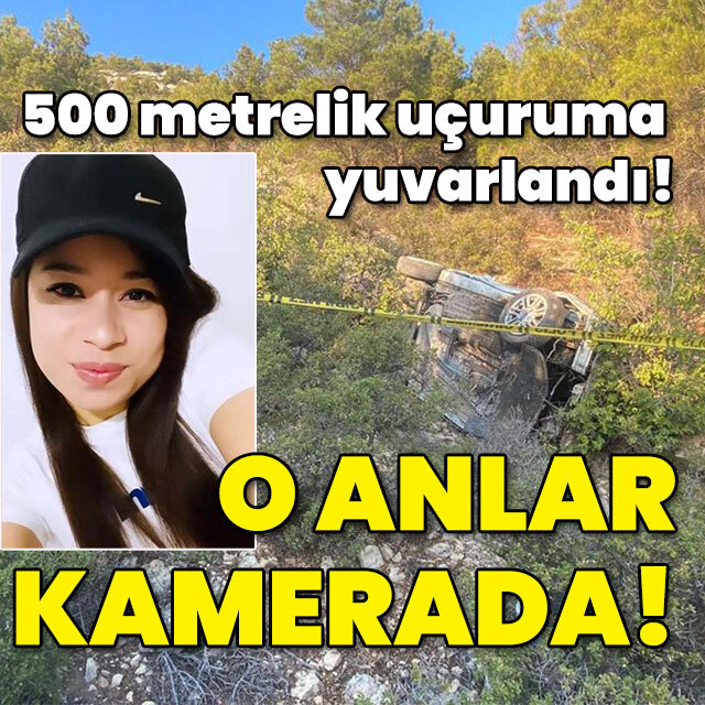 500 metrelik uçurumdan böyle yuvarlandı! O anlar kamerada!