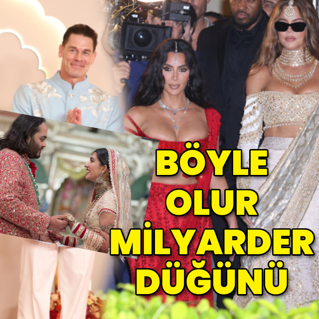 Yıldızlarla dolu bir törenle evlendiler