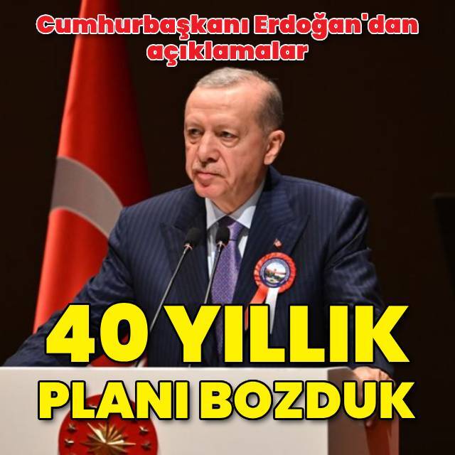 Cumhurbaşkanı Erdoğan'dan açıklamalar