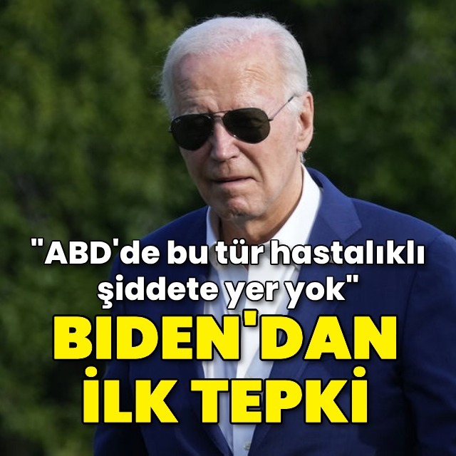 Biden'dan ilk tepki