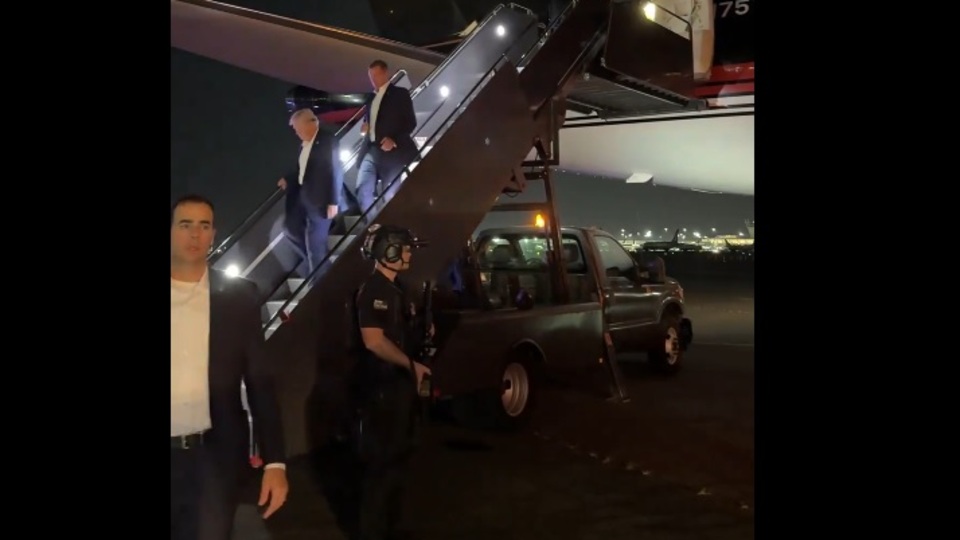 Suikast girişiminden saatler sonra görüntülendi