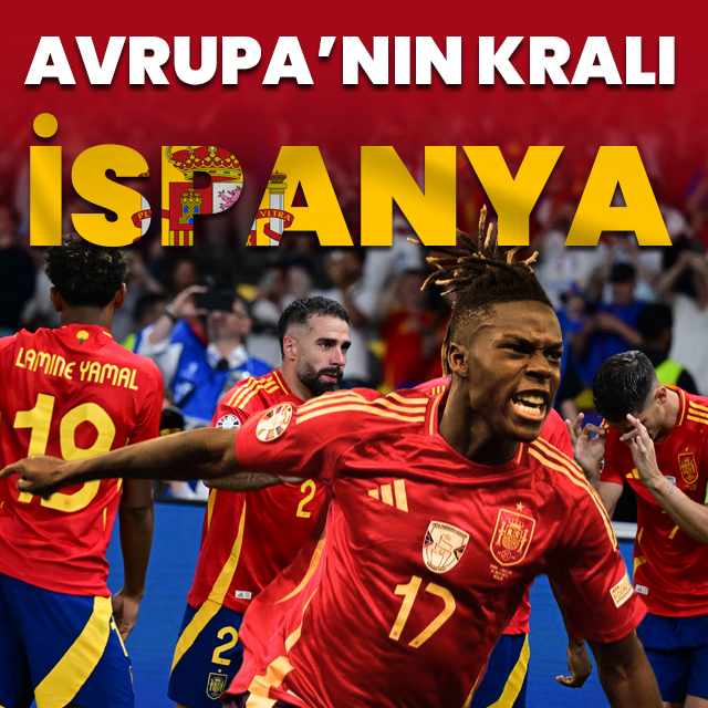 EURO 2024'te şampiyon İspanya!