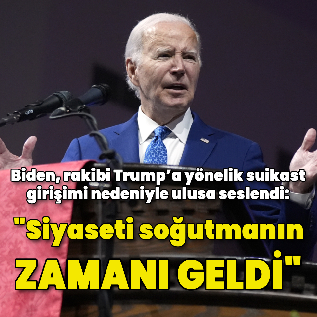 Biden: Siyaseti soğutmanın zamanı geldi