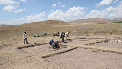 Hitit şehrindeki kazılarda tapınak izi
