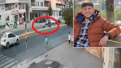 Aynı yönde gidiyorlardı... Öldüren kaza kamerada!