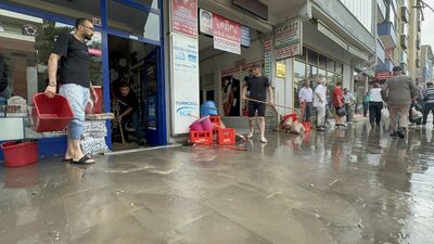 Giresun'da sağanak hasara yol açtı