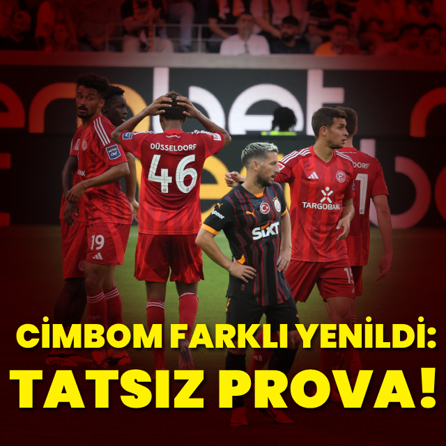 Galatasaray'dan tatsız prova