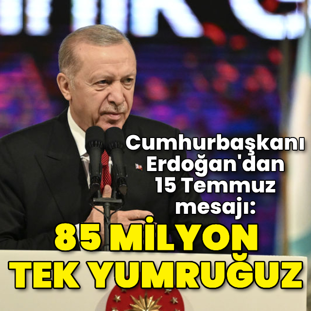 Cumhurbaşkanı Erdoğan'dan açıklamalar