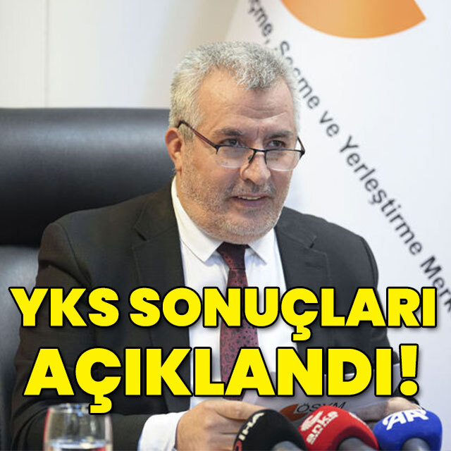 YKS sonuçları açıklandı!
