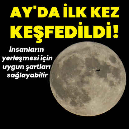 Ay'da ilk kez mağara keşfedildi