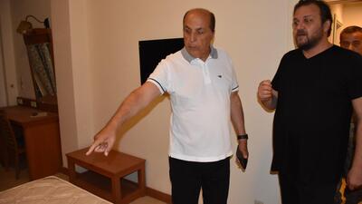 Darbecilerin izleri otel odasında