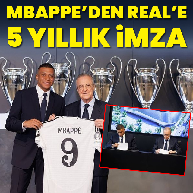 Mbappe resmen Real Madrid'de!