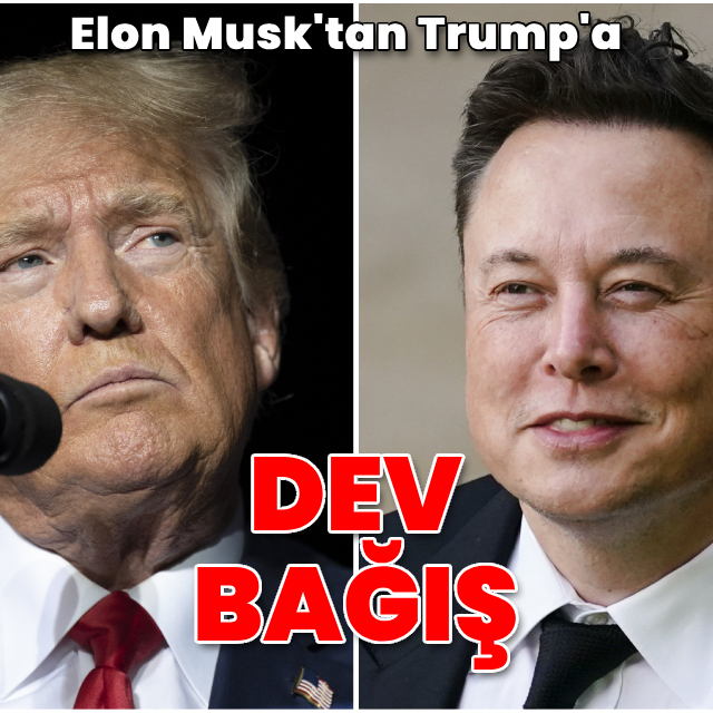 Musk'tan Trump'a ayda 45 milyon dolar bağış
