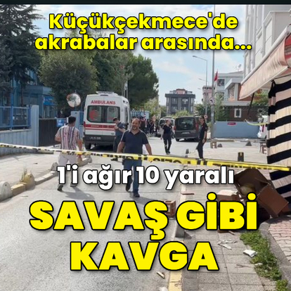 Akrabalar arasında silahlı kavga: 1’i ağır 10 yaralı