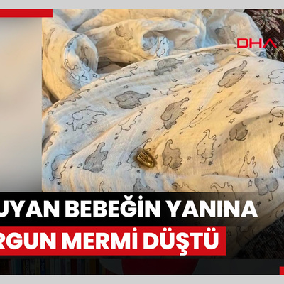 Uyuyan bebeğin yanına yorgun mermi düştü, aile kınada ateş eden muhtarı suçladı
