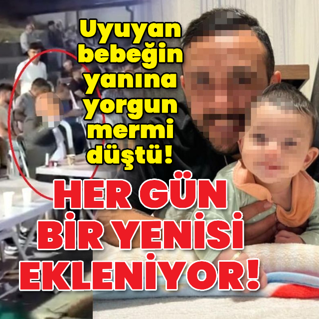 Uyurken yanına yorgun mermi düştü!