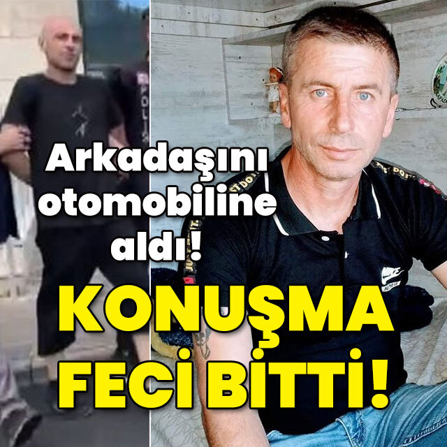 Arkadaşını otomobiline aldı! Konuşma feci bitti!