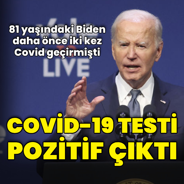 Biden'ın Kovid-19 testi pozitif çıktı