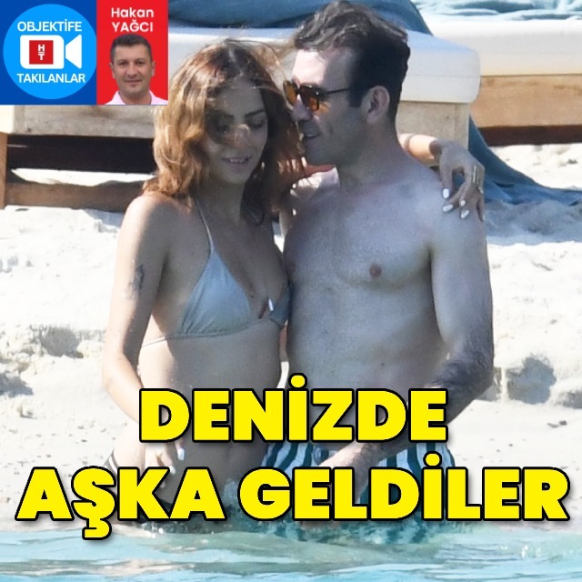 Denizde aşka geldiler
