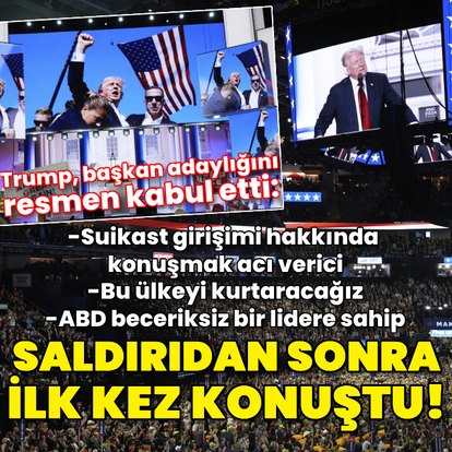Trump saldırıdan sonra ilk kez konuştu!
