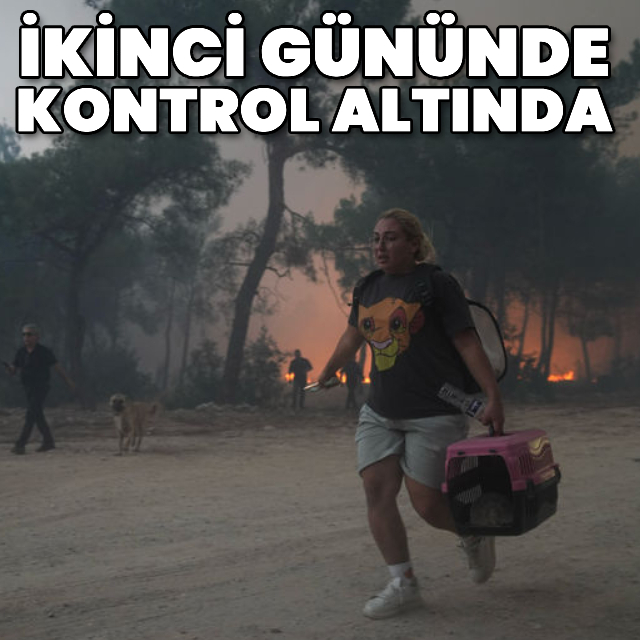 İzmir'deki yangın kontrol altında!