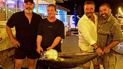 37 kiloluk orkinos avladılar