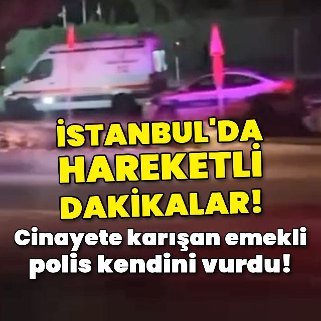 Cinayete şüphelisi kaçarken kendini vurdu!