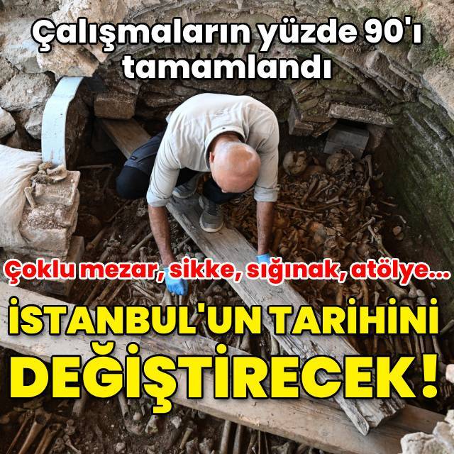 Yüzde 90'ı tamamlandı! İstanbul'un tarihini değiştirecek