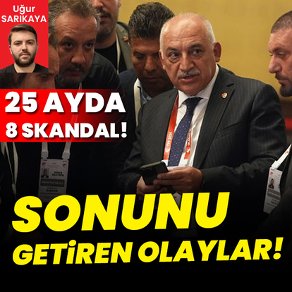 25 ayda 8 skandal!
