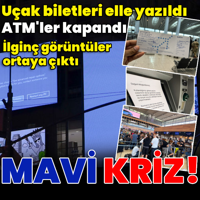 Mavi kriz!