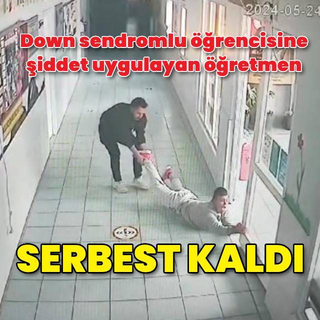 Öğrencisine şiddet uygulayan öğretmene tahliye