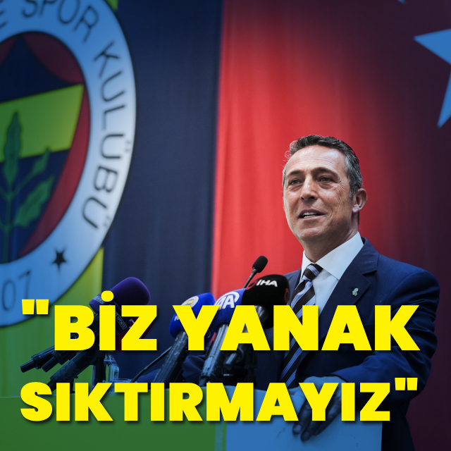 "Biz yanak sıktırmayız"
